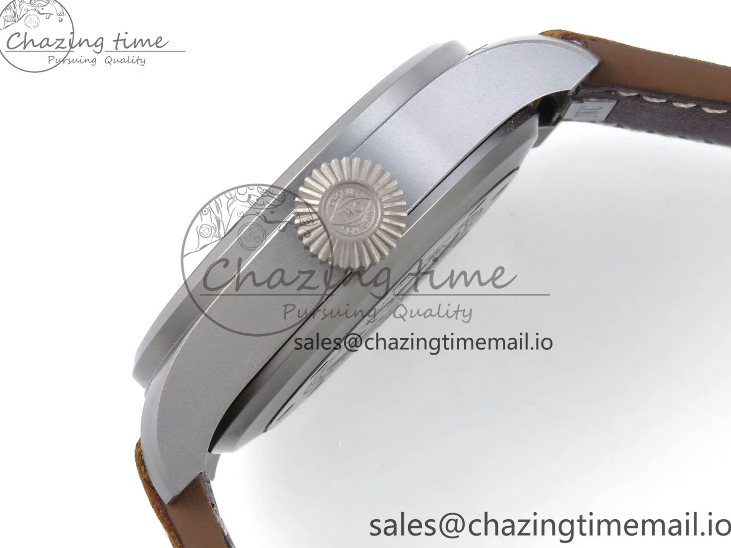 MIROTIME 0225 Big Pilot IW329701 M+F 1:1 Best Edition Black Dial on Brown Leather Strap MY RelaxedFit 7005